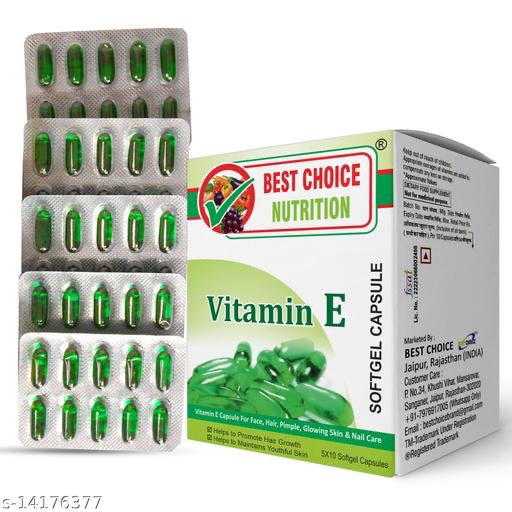 Vitamin E for healthy and bright skin