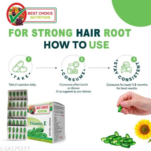 Vitamin E for healthy and bright skin